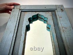 Vintage Indian Mirror Large Architectural Salvage Repurposed Art Deco Door Panel