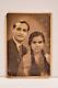 Vintage Indian Photograph Couple Portrait Formal Antique Collectible Circa 1940