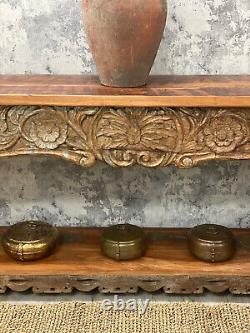 Vintage Indian carved Console table