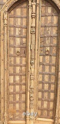 Vintage Indian door, Antique Indian door, Teak wood door Wooden