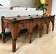 Vintage Indian Wooden Temple Table