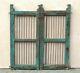 Vintage Iron Grill Wooden Dog Gate Antique Fatak Small Gate Home Wall Deco Bs-78