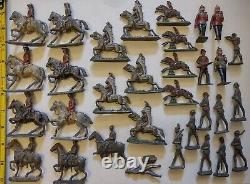 Vintage Lead Toy Soldiers + Indians Over 30 figures Job lot Bundle Antique