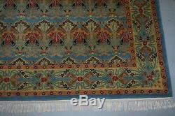 Vintage Liberty's London Ianthe Made In India 100% Wool Pile Kaimuri Rug Carpet