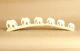Vintage Look Decorative 6 Elephant Bridge Carved Collectible 11046