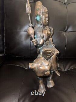 Vintage Mahakali, Goddess Parvati, Hindu God Idol, Ancient Mahakali Statue