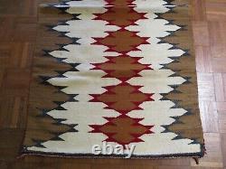 Vintage Native American Indian Rug Blanket Antique Navajo Geometric Masters
