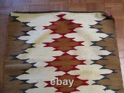 Vintage Native American Indian Rug Blanket Antique Navajo Geometric Masters