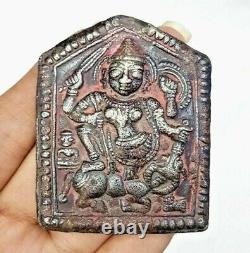 Vintage Old Antique Bell Metal Rare Goddess Kali Jewelry Stamp / Seal / Die Dye