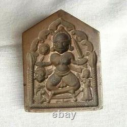 Vintage Old Antique Bell Metal Rare Hindu Goddess Kali Jewelry Stamp / Die Dye