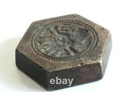 Vintage Old Antique Rare Bronze Metal South Goddess Jewelry Stamp/ Seal/ Die