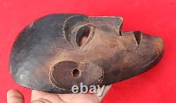 Vintage Old Beautiful Handmade Wooden Rare Tribal Mask Old Decorative W789