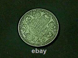 Vintage Old George VI King Emperor One Rupee India 1941 Rare Silver Coin