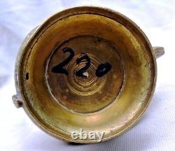 Vintage Pot Surahi Aftaba Brass Indian Decorative Mughal Collectibles Genuine
