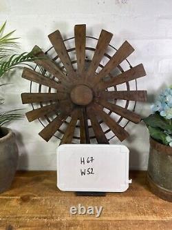 Vintage Rustic Antique Indian Silk Spinning Charkha Wheel Sculpture on Stand