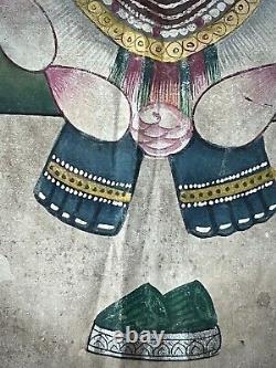 Vintage Shrinathji Pichwai Painting 7 Year Old Infant Krishna Nathdwara Udaipur