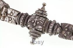 Vintage Traditional Indian Maiden's Silver Belt, Wedding Belt 28.5 250.3gr