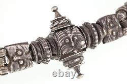 Vintage Traditional Indian Maiden's Silver Belt, Wedding Belt 28.5 250.3gr