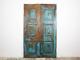 Vintage Worn Paint Indian Wooden Door (ref534)