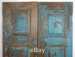 Vintage Worn Paint Indian Wooden Door (REF534)