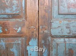 Vintage Worn Paint Indian Wooden Door (REF534)