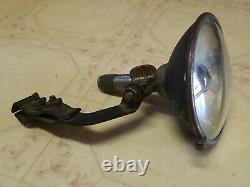 Vintage antique motorcycle headlight SPOTLIGHT Harley Indian 1920's