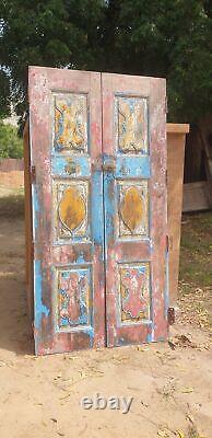 Vintage carved Indian door, Antique Indian door, Teak wood door, Wooden Door