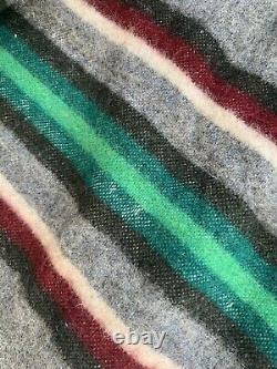 Vtg 1920s PENDLETON Cayuse Indian Blanket STRIPES Native American Southwest Wool