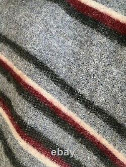 Vtg 1920s PENDLETON Cayuse Indian Blanket STRIPES Native American Southwest Wool