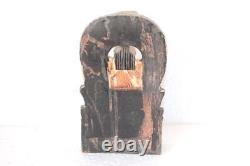 Wooden Panel Ganesha Old Vintage Indian Carving Home Decor Collectible PG-15
