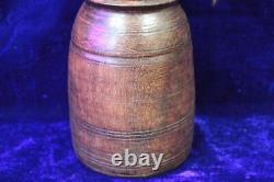 Wooden Water Pot 1900 Vintage Old Antique Rare Home Decor PS-7