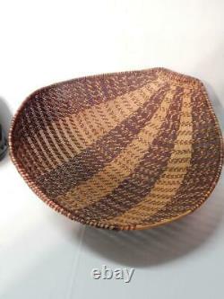 Xtra Fine Antique Vintage Mono Indian Sifter Basket California