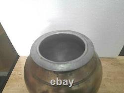 100 Ans Old Antique Vintage Pot En Laiton Tope Degchi 20 X 18 CM