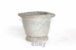 1900 Old Vintage Antique Rare Soft Stone Salt Bowl'kalchatti' Y64