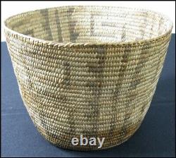 Ancien Vieux Millésime Amérindien Indien Pima Papago Coiled Basket 6 1/2