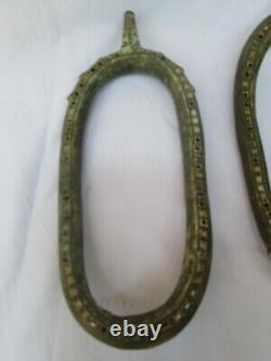 Ancien Vintage Vieux Collectionnable Rare 18c Indian Brass/bronze Anklet Uk