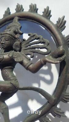 Ancienne Figurine De Bronze Vintage Shiva Nataraja