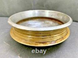 Ancienne Urli en Bronze Fait Main Rare Vintage du Sud de l'Inde, Kichanware