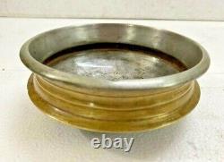 Ancienne Urli en Bronze Fait Main Rare Vintage du Sud de l'Inde, Kichanware