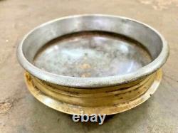 Ancienne Urli en Bronze Fait Main Rare Vintage du Sud de l'Inde, Kichanware