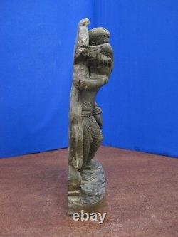 Ancienne Vieille Main Rare Sculptée Pierre Collectible Religieux Vintage Statue Indian