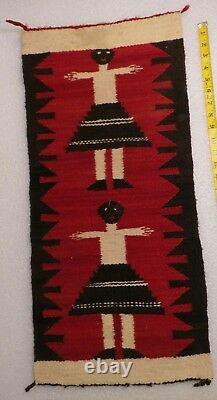 Antique Vintage American Indian Navajo Rugs Germantown Pictorial Dazzler's