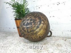 Antique Vintage Authentique Indien Grande Main Battu Vase Pot D’eau En Laiton