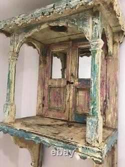 Antique Vintage Indian Wooden Home Hindu Temple/shrine/altar Mandir Grand Rare