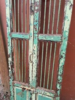Antique Vintage Industrial Jali Portes Portes Indiennes En Bois