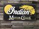 Antique Vintage Old Style Indian Motor Cycle Sign 45
