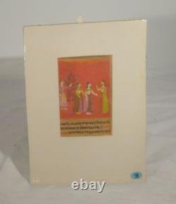 Antique Vintage Persian Arabic Indian Miniature Painting Turc