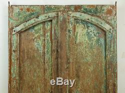 Antique Vintage Worn Peinture Porte En Bois Indien Mill-556 (7 Disponible)