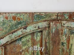 Antique Vintage Worn Peinture Porte En Bois Indien Mill-556 (7 Disponible)