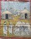 Art Antique/vintage Original Pichwai De Grande Taille Sur Toile Peinture Hindoue/indienne